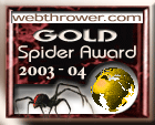 2003 Gold Spider Award.